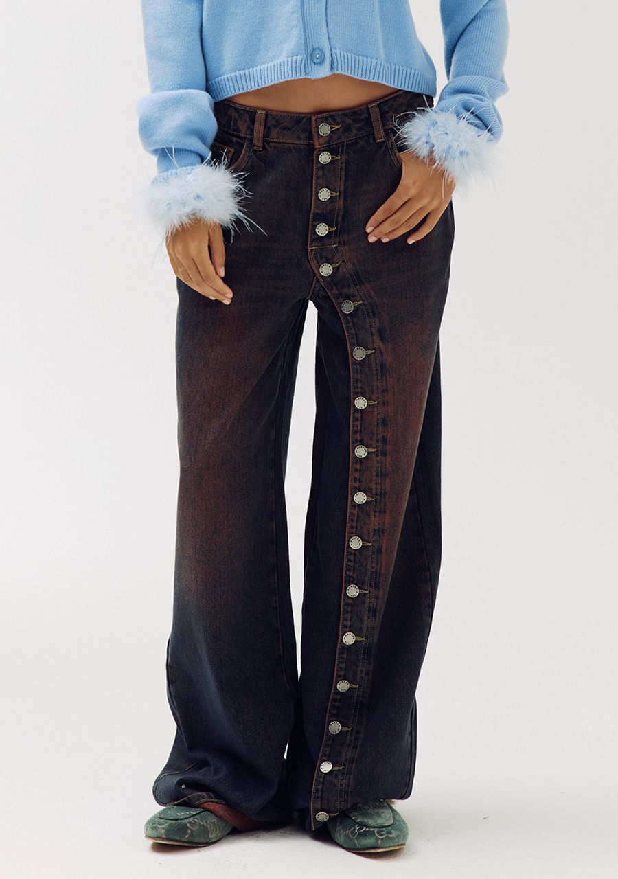 Ise pants brown washing