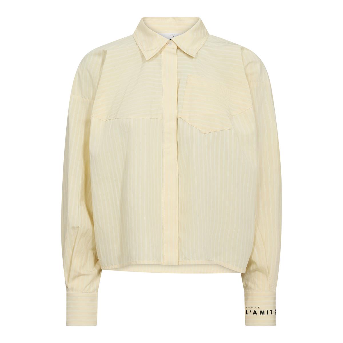 Sophie yellow striped shirt