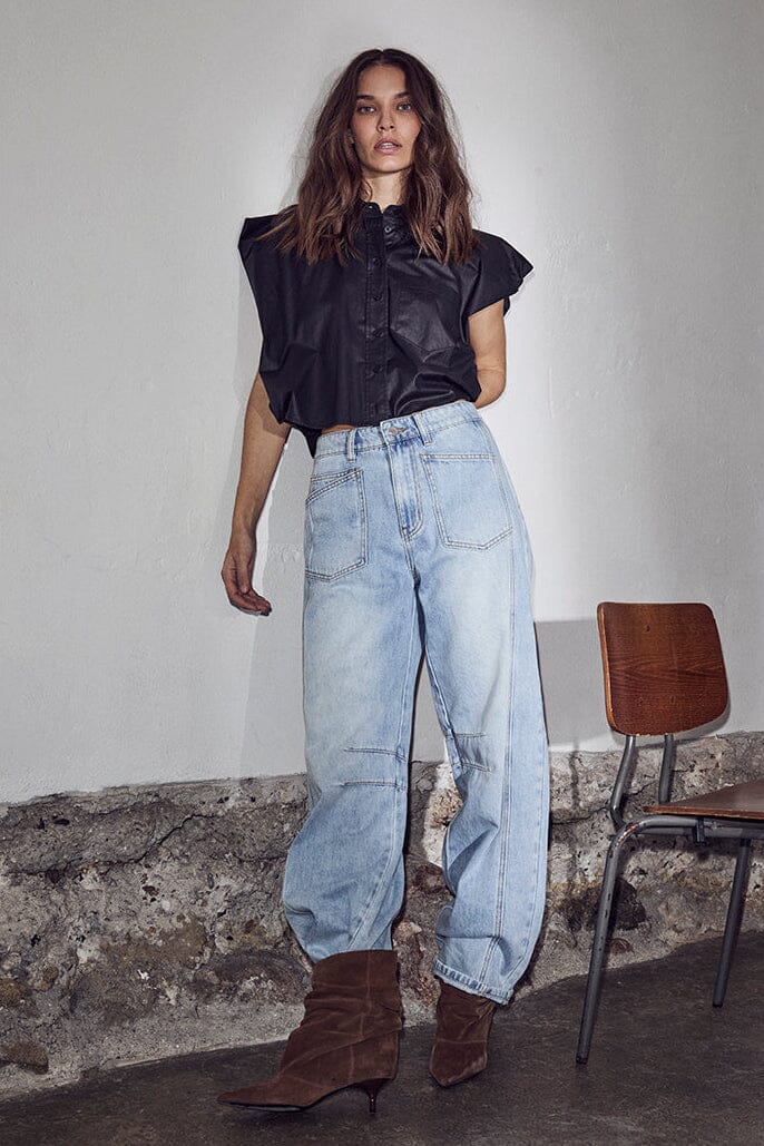 Barrel Jeans Denim