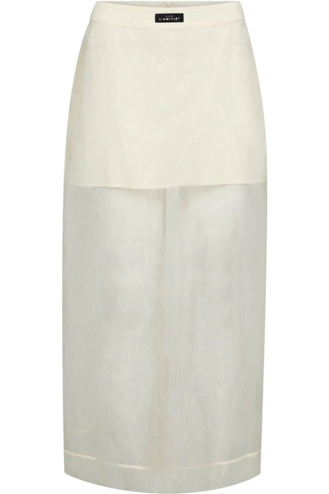 Organza pencil skirt