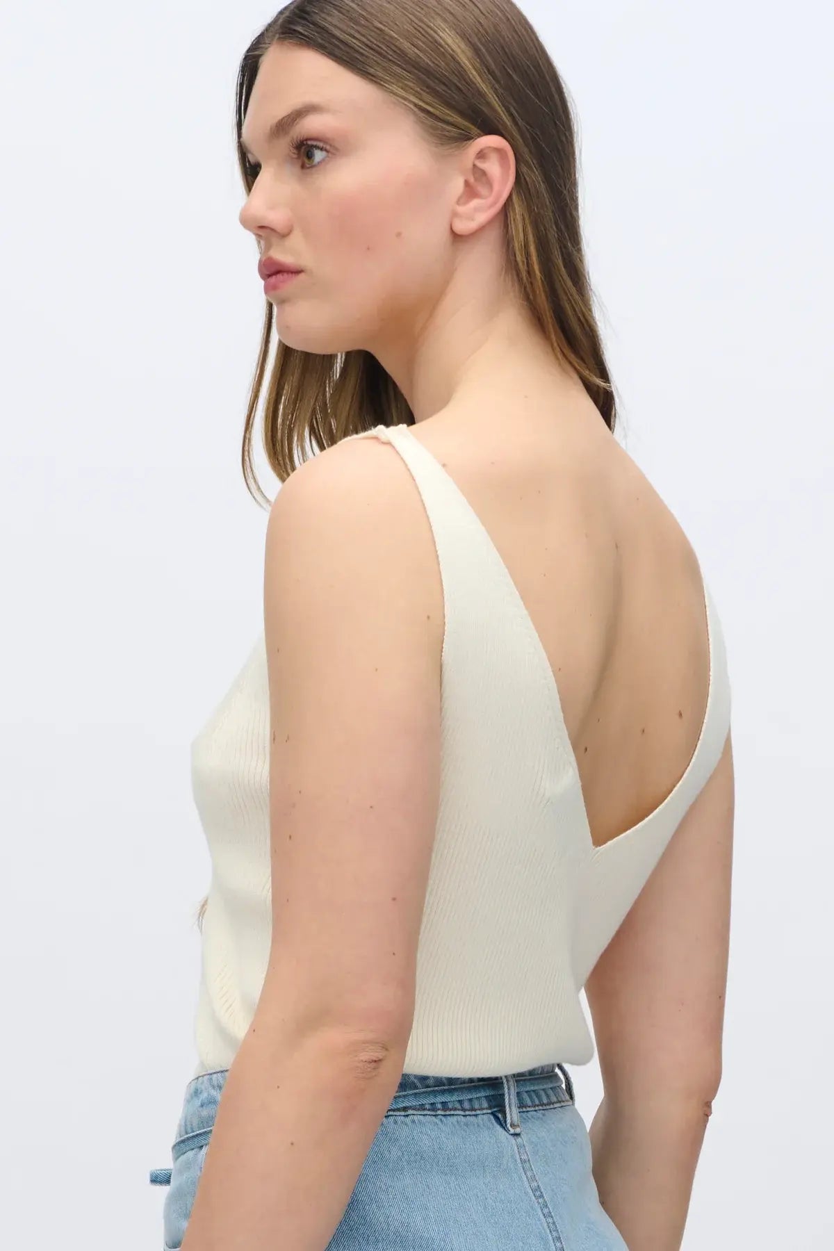 Madeline Knit Top Creme