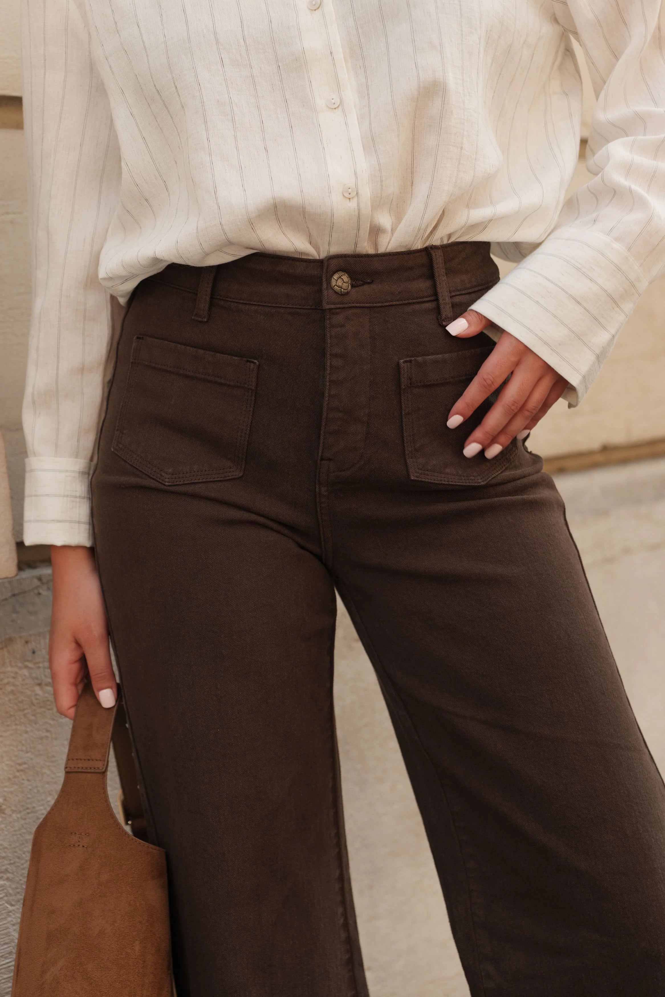 Gaspard Jeans Chocolate Brown