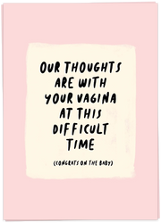 Thoughts with v card