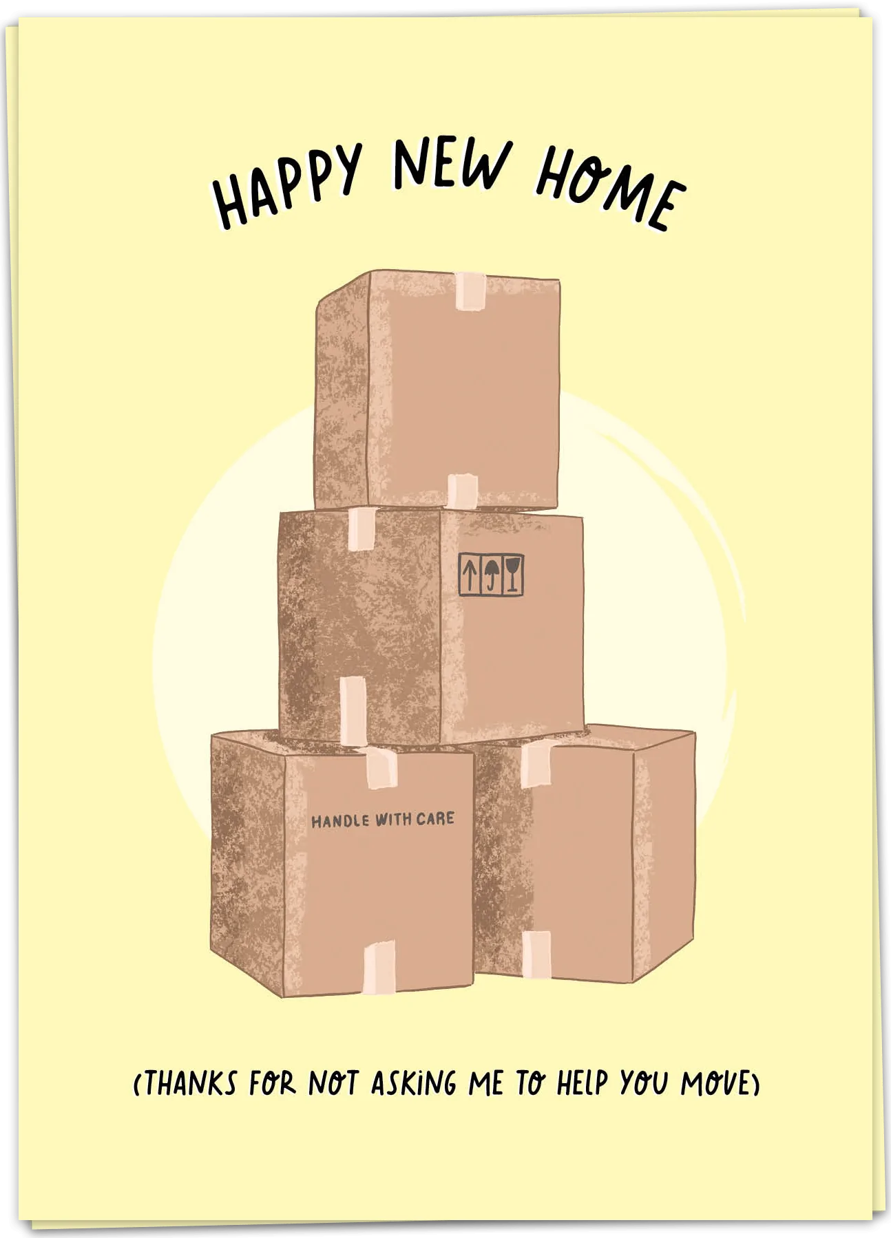 Happy new home card