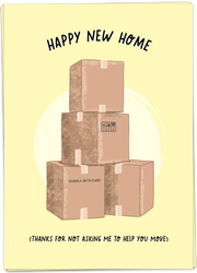 Happy new home card