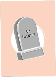 RIP twenties card