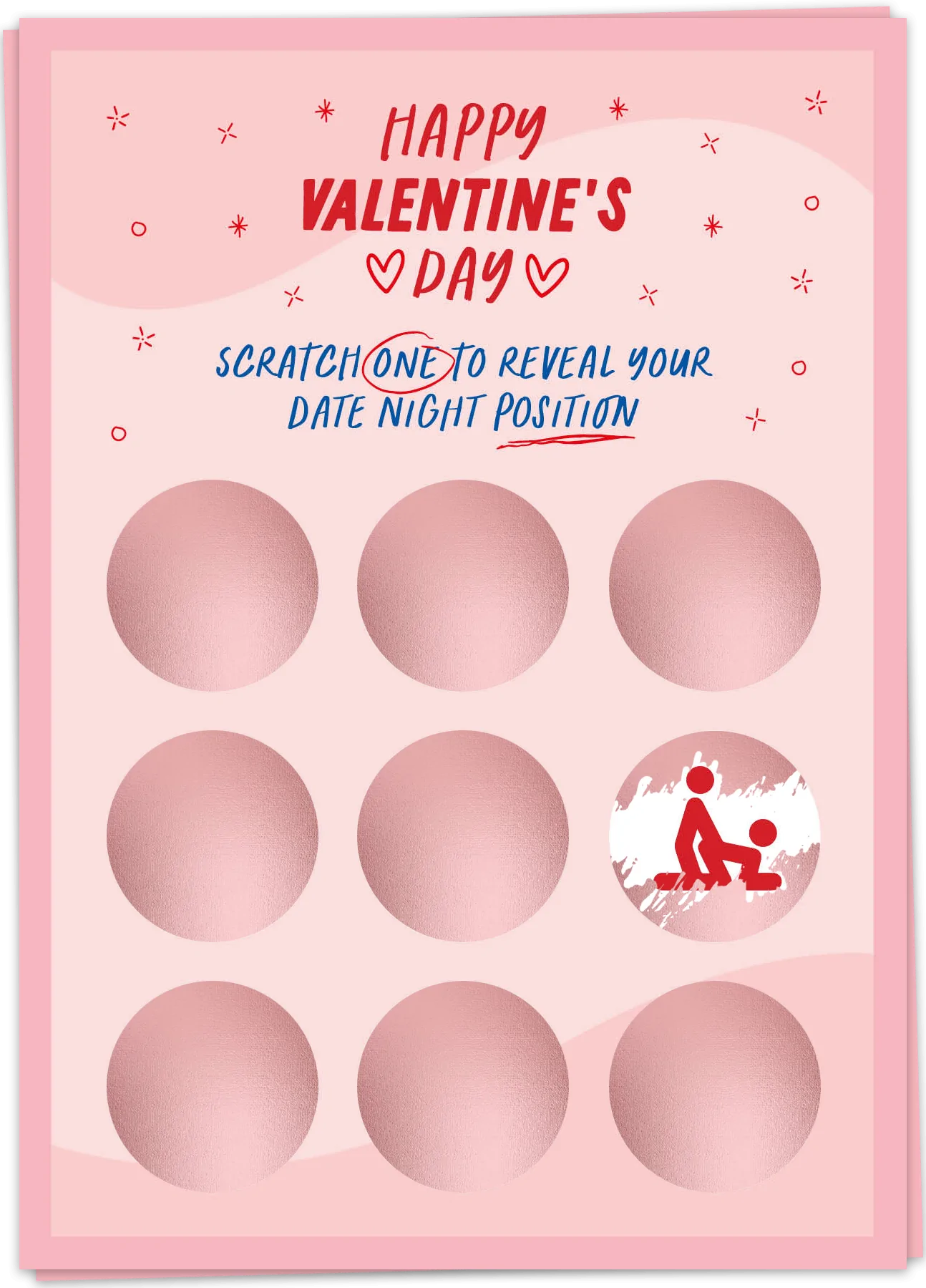 V-day positions card