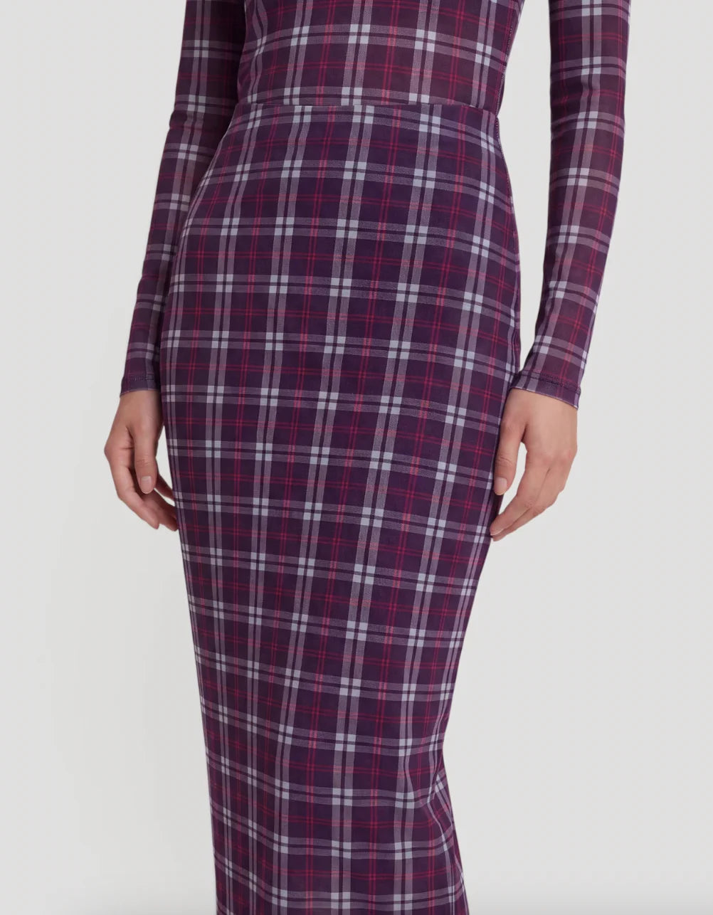 Sofia skirt checkered cherry