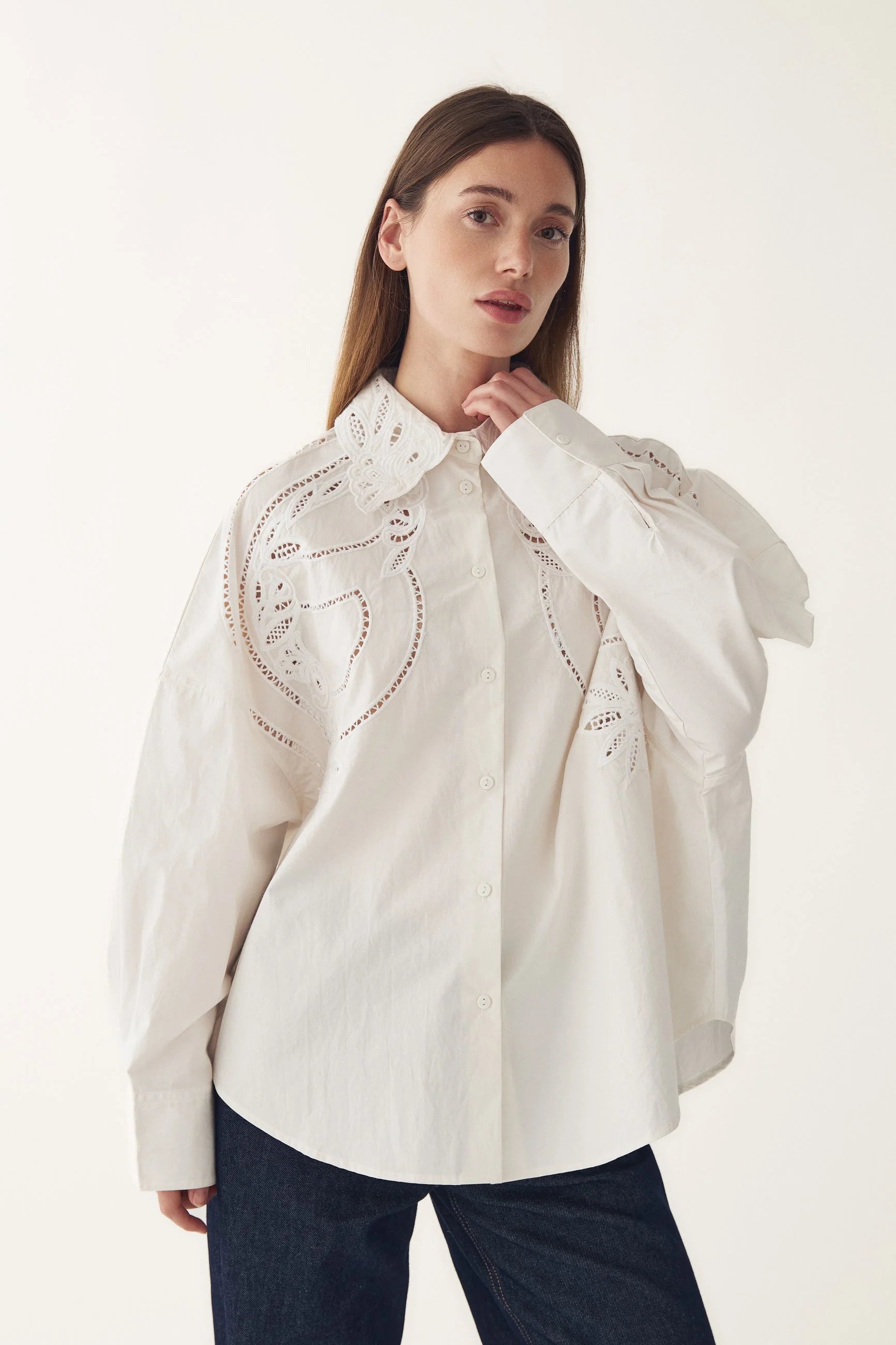 N-Maisy shirt white