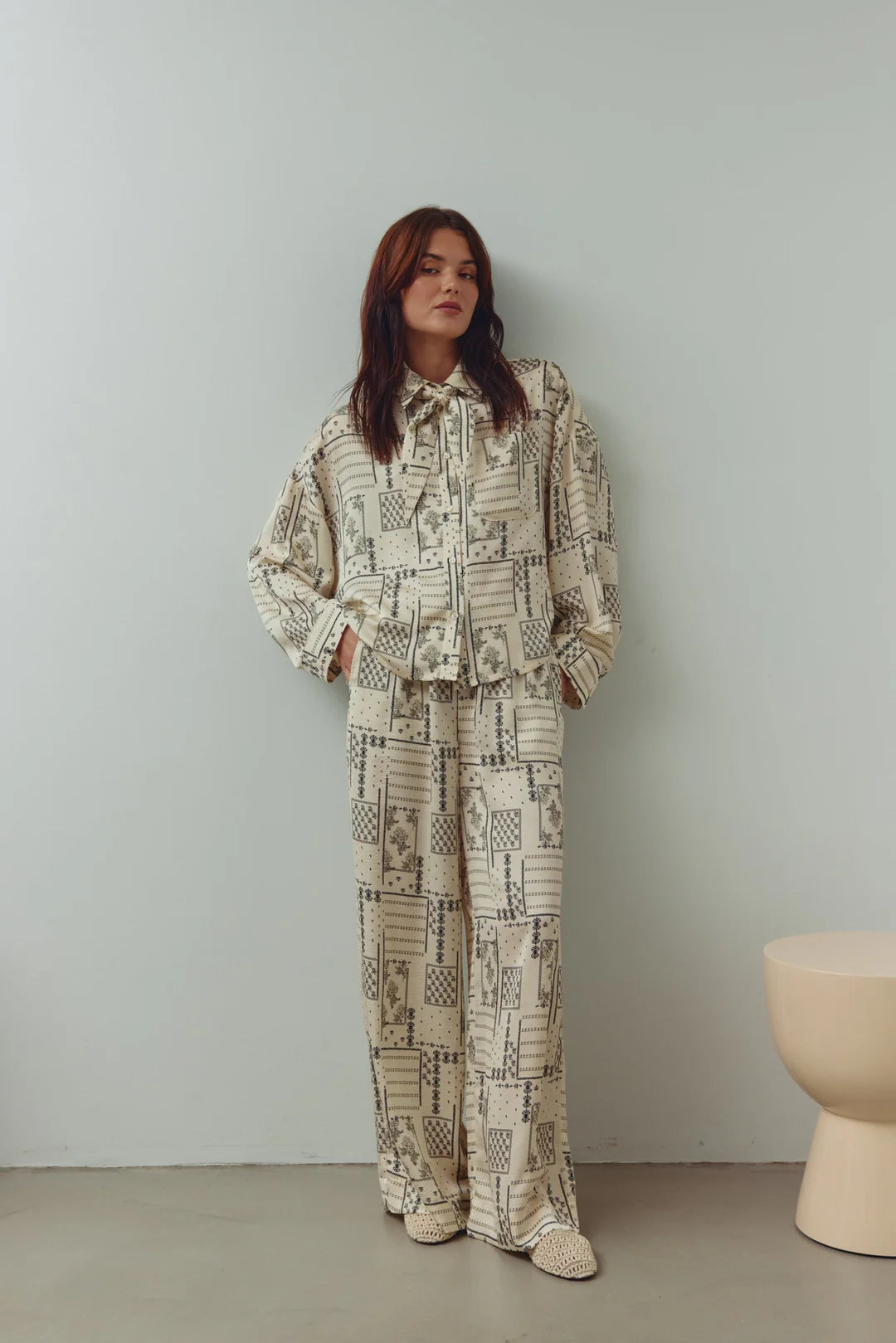 N-kameron mw pants dolly ivory