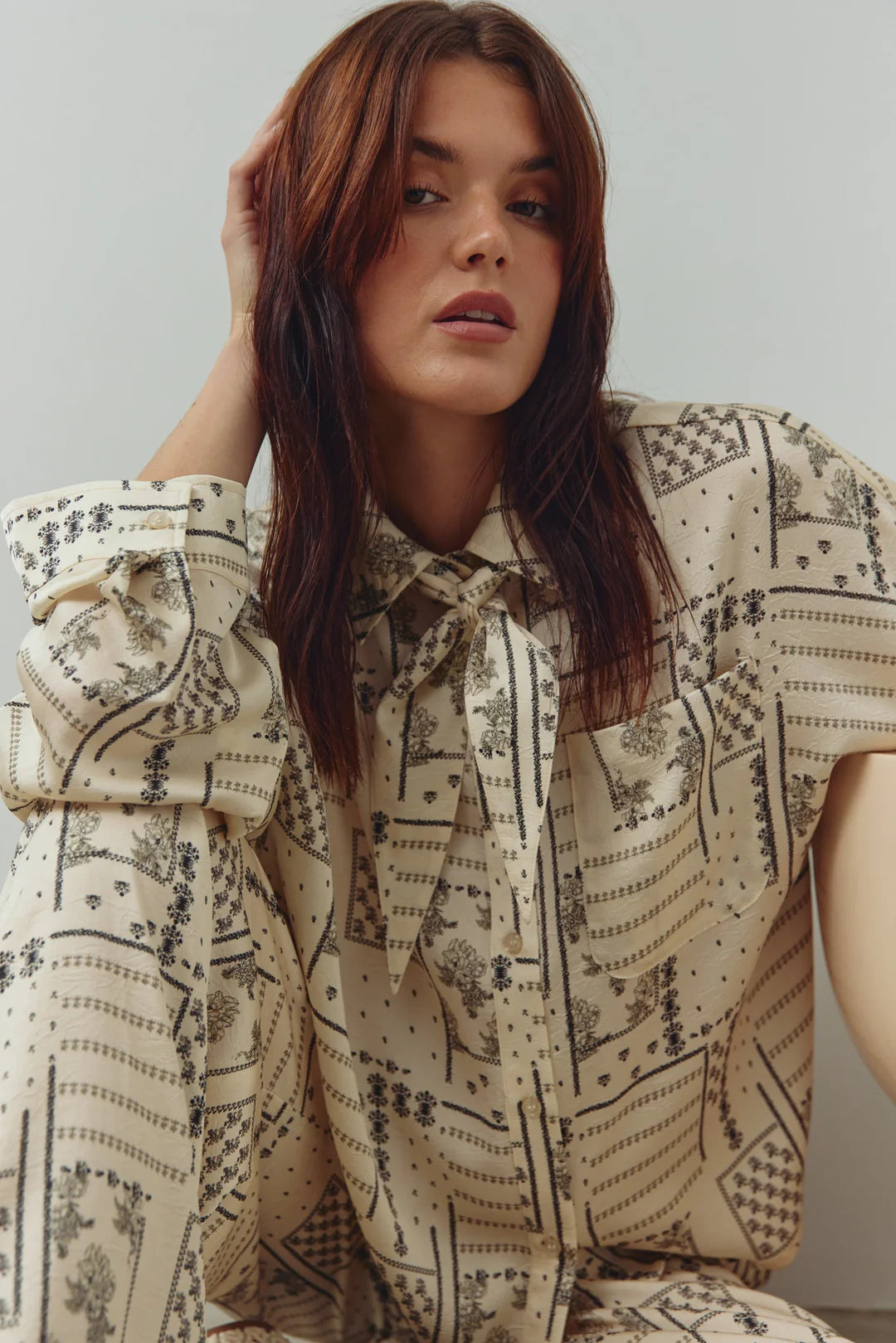 N-lirinnah shirt dolly print