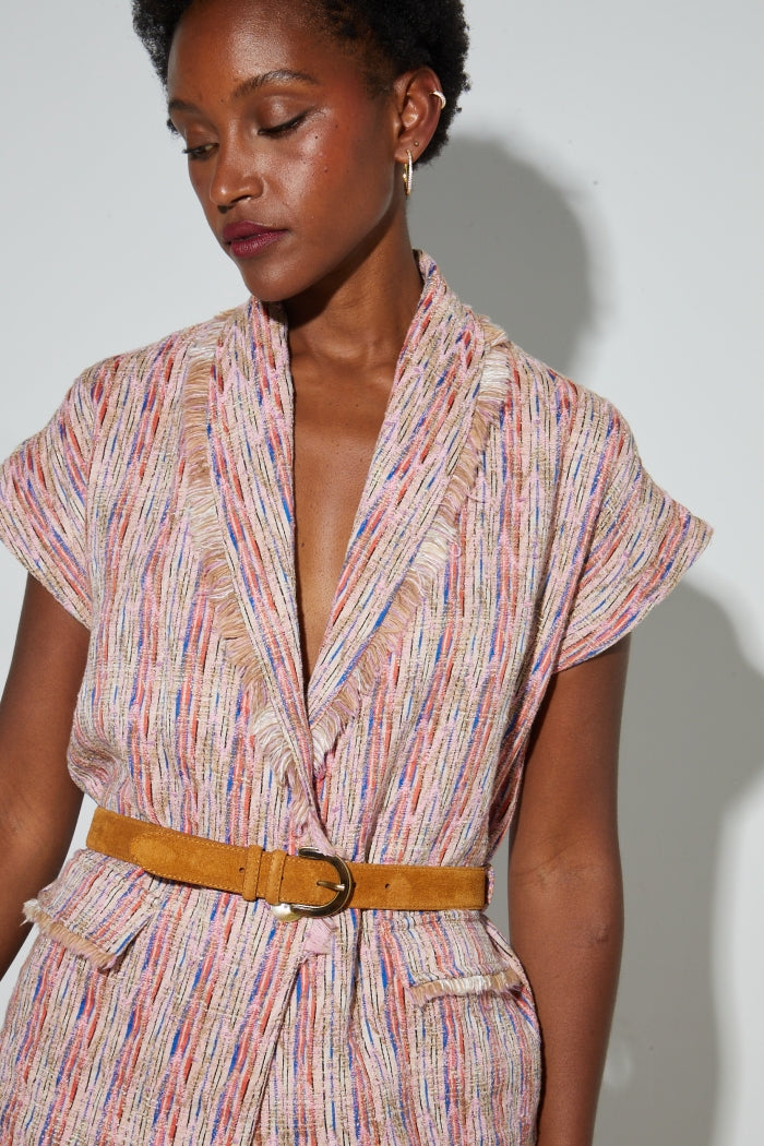 Anouk veste tweed multi
