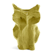Owl vase yellow